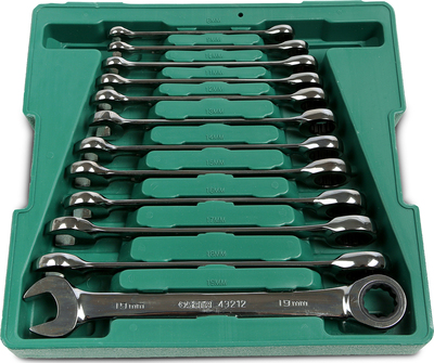 世達(dá) 12件全拋光兩用快扳組套