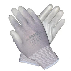 8"PU手套(灰色掌浸) SF0719