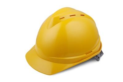 V頂ABS透氣安全帽-黃色