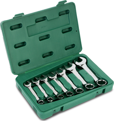 7件全拋光兩用短扳手組套